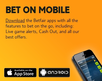 Betfair mobile app