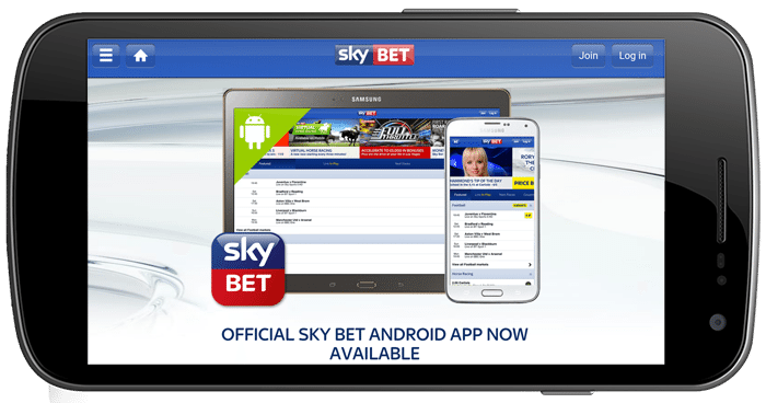 SkyBet app for Android